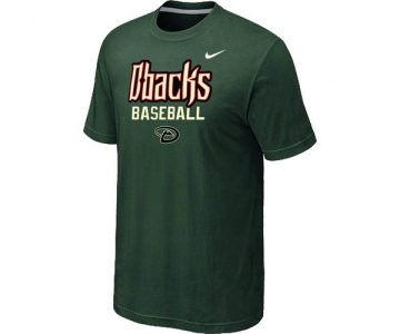 Nike MLB Arizona Diamondbacks 2014 Home Practice T-Shirt - Dark Green