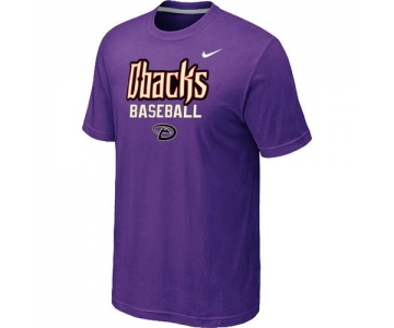 Nike MLB Arizona Diamondbacks 2014 Home Practice T-Shirt - Purple