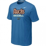 Nike MLB Arizona Diamondbacks 2014 Home Practice T-Shirt - light Blue