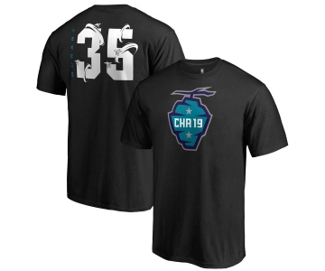 Golden State Warriors 35 Kevin Durant Fanatics Branded 2019 NBA All-Star Game The Buzz Side Sweep Name & Number T-Shirt Black