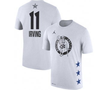 Jordan Men's 2019 NBA All-Star Game #11 Kyrie Irving Dri-FIT White T-Shirt