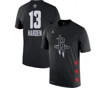 Jordan Men's 2019 NBA All-Star Game #13 James Harden Dri-FIT Black T-Shirt