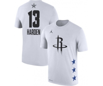 Jordan Men's 2019 NBA All-Star Game #13 James Harden Dri-FIT White T-Shirt