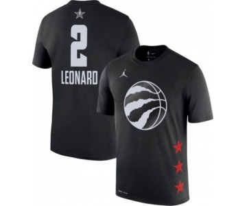 Jordan Men's 2019 NBA All-Star Game #2 Kawhi Leonard Dri-FIT Black T-Shirt