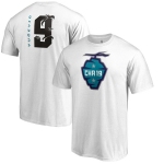 Orlando Magic 9 Nikola Vucevic Fanatics Branded 2019 NBA All-Star Game The Buzz Side Sweep Name & Number T-Shirt White