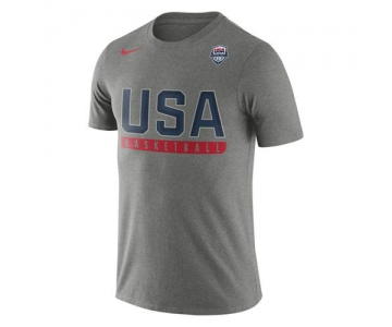 Team USA Basketball Nike Practice Dri-FIT T-Shirt Gray