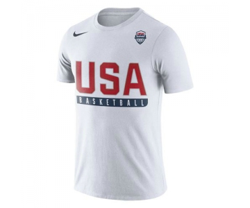 Team USA Basketball Nike Practice Dri-FIT T-Shirt White