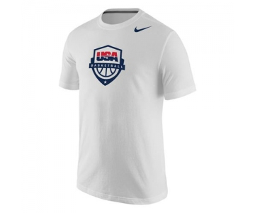 Team USA Nike Basketball Core Cotton T-Shirt White