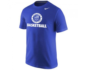 Team USA Nike Basketball Sport Core T-Shirt Royal