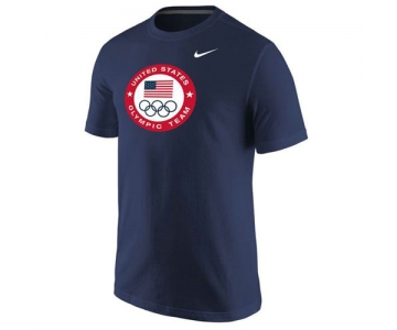 Team USA Nike Olympic Logo T-Shirt Navy