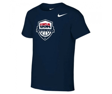 Team USA Nike Preschool Core Cotton T-Shirt Navy