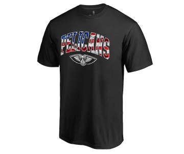 Men's New Orleans Pelicans Black Banner Wave T-Shirt