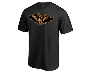 Men's New Orleans Pelicans Black Hardwood T-Shirt