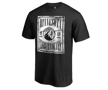 Men's Minnesota Timberwolves Fanatics Branded Black Court Vision T-Shirt