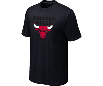 Chicago Bulls Big & Tall Primary Logo Black NBA T-Shirt