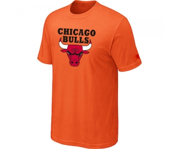 Chicago Bulls Big & Tall Primary Logo Orange NBA T-Shirt