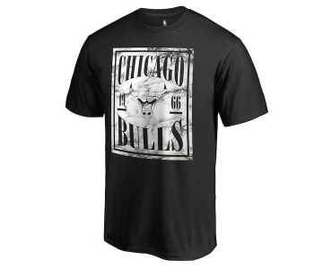 Men's Chicago Bulls Fanatics Branded Black Court Vision T-Shirt