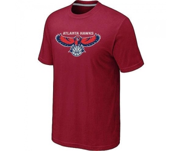 Atlanta Hawks Big & Tall Primary Logo Red NBA T-Shirt