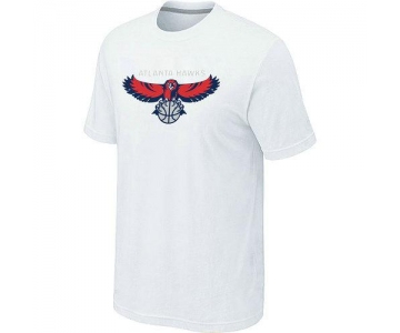 Atlanta Hawks Big & Tall Primary Logo White NBA T-Shirt