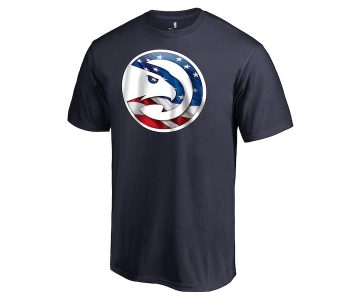 Men's Atlanta Hawks Fanatics Branded Navy Personalized Name and Number Banner Wave T-Shirt