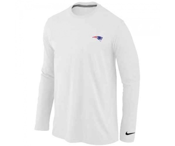 New England Patriots Sideline Legend Authentic Logo White