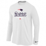 Nike New England Patriots Critical Victory Long Sleeve T-Shirt White