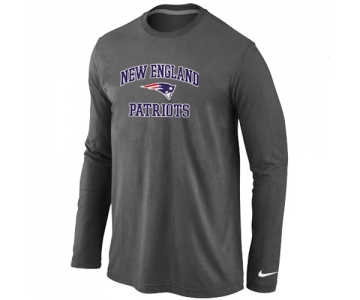 Nike New England Patriots Heart D.Grey Long Sleeve T-Shirt