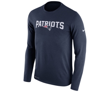 Nike New England Patriots Navy Long Sleeve Men's T-Shirt