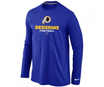 Nike Washington Redskins Critical Victory Long Sleeve T-Shirt Blue