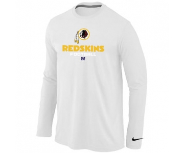 Nike Washington Redskins Critical Victory Long Sleeve T-Shirt White