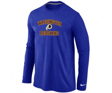 Nike Washington Redskins Heart & Soul Long Sleeve T-Shirt Blue