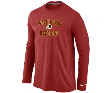 Nike Washington Redskins Heart & Soul Long Sleeve T-Shirt RED