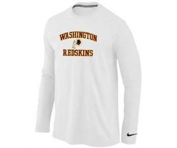 Nike Washington Redskins Heart & Soul Long Sleeve T-Shirt White