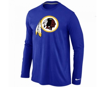 Nike Washington Redskins Logo Long Sleeve T-Shirt BLUE