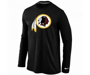 Nike Washington Redskins Logo Long Sleeve T-Shirt black