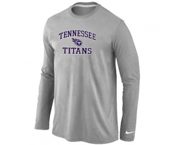 Nike Tennessee Titans Heart & Soul Long Sleeve T-Shirt Grey