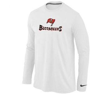 Nike Tampa Bay Buccaneers Authentic Logo Long Sleeve T-Shirt White