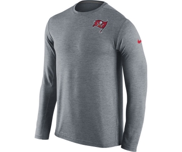 Nike Tampa Bay Buccaneers Grey Dri-Fit Touch Long Sleeve Performance Men's T-Shirt