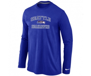 Nike Seattle Seahawks Heart & Soul Long Sleeve T-Shirt Blue