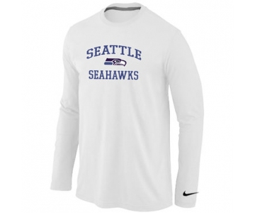 Nike Seattle Seahawks Heart & Soul Long Sleeve T-Shirt White