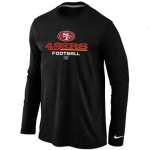 Nike San Francisco 49ers Critical Victory Long Sleeve T-Shirt Black Black