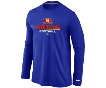 Nike San Francisco 49ers Critical Victory Long Sleeve T-Shirt Blue