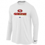 Nike San Francisco 49ers Critical Victory Long Sleeve T-Shirt White