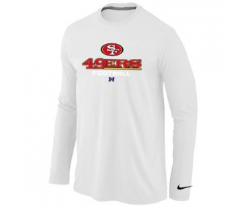 Nike San Francisco 49ers Critical Victory Long Sleeve T-Shirt White