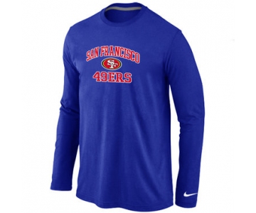 Nike San Francisco 49ers Heart&Soul Long Sleeve T-Shirt Blue