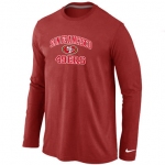 Nike San Francisco 49ers Heart&Soul Long Sleeve T-Shirt Red