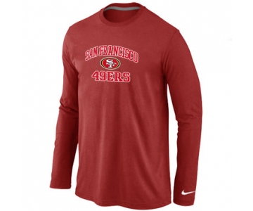 Nike San Francisco 49ers Heart&Soul Long Sleeve T-Shirt Red