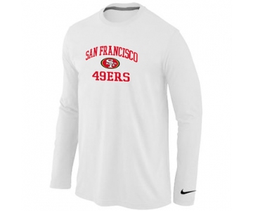 Nike San Francisco 49ers Heart&Soul Long Sleeve T-Shirt White