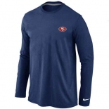 San Francisco 49ers Long Sleeve T-Shirt D.Blue