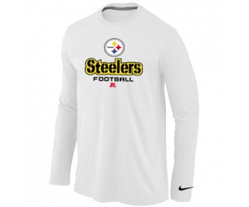 Nike Pittsburgh Steelers Critical Victory Long Sleeve T-Shirt White